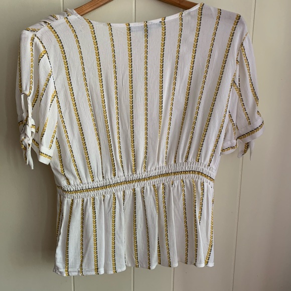 White Button Up Top - Picture 3 of 3